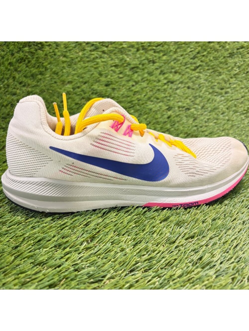 Nike Air Zoom Structure 21 Womens Size 9 Gray Athletic Running Shoes Sneakers